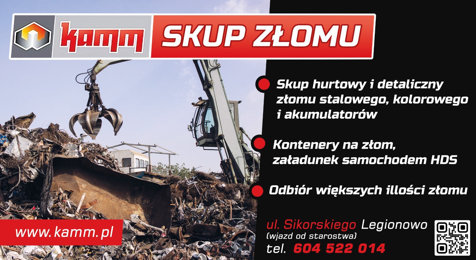 KAMM Skup złomu - autokasacja LEGIONOWO autokasacja LEGIONOWO